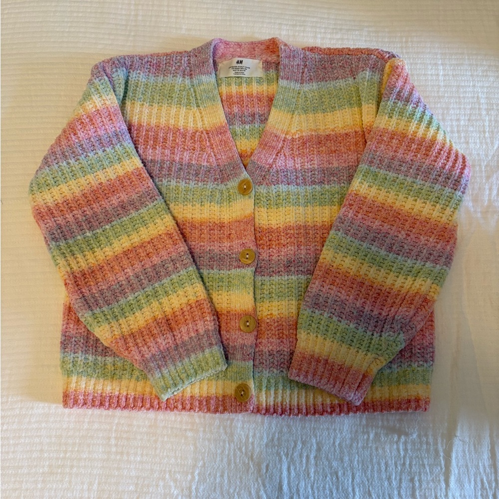 H&M Multicolor Striped Cardigan